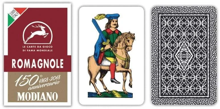 Modiano 51 Italian Romagnole Bordo Playing Cards