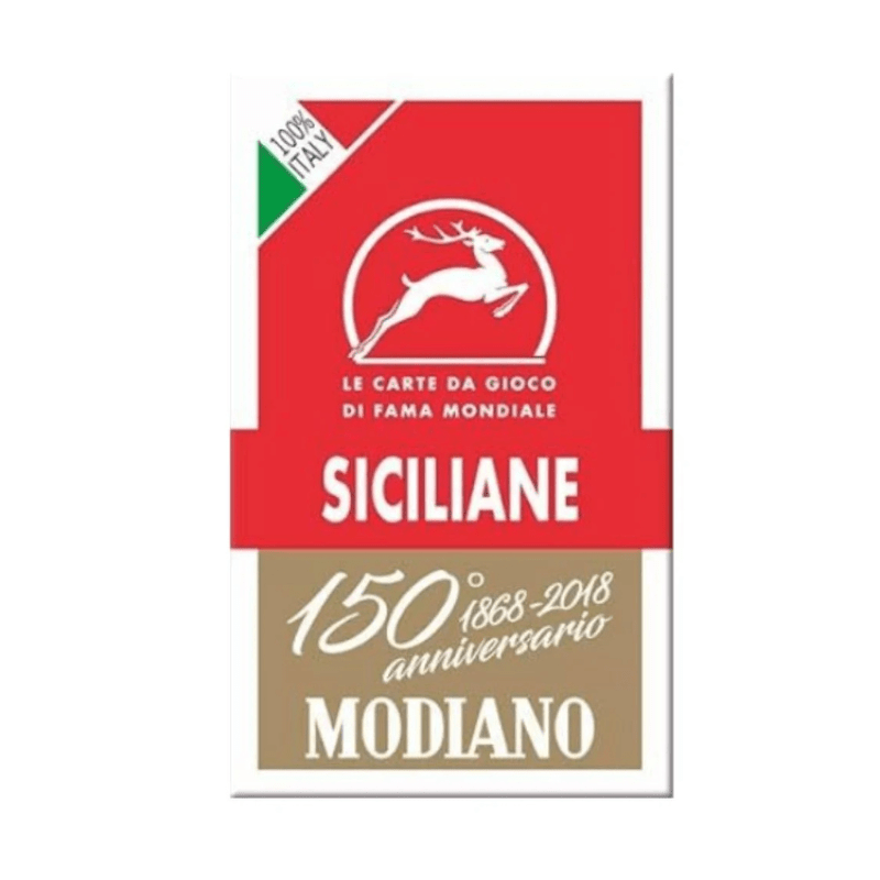 Modiano 96 Italian Siciliane Playing Cards, 1 Deck