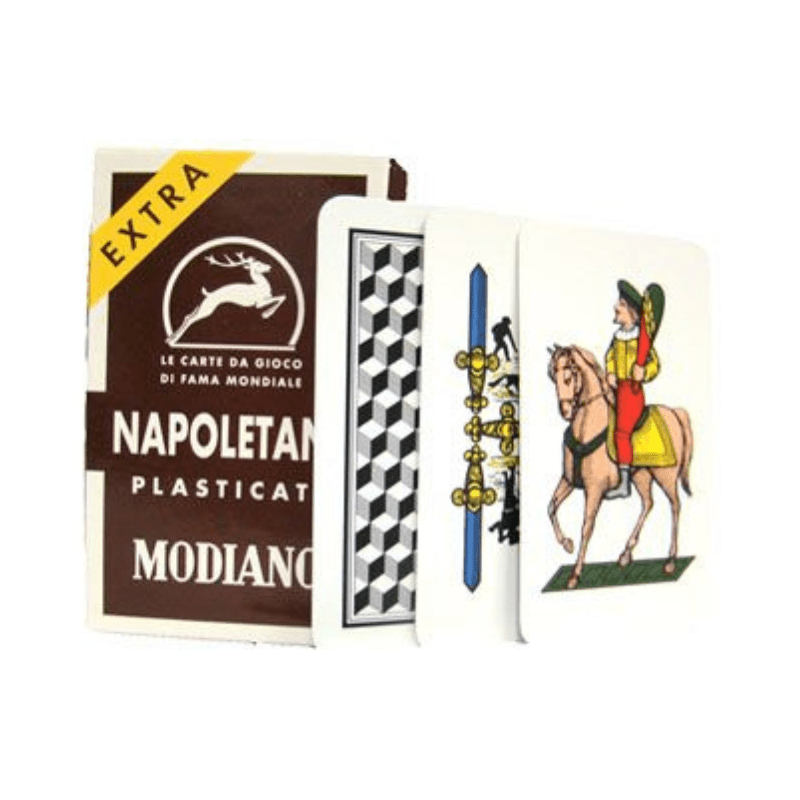Modiano Playing Cards 97/38 Carte Napoletane Brown, 1 Deck