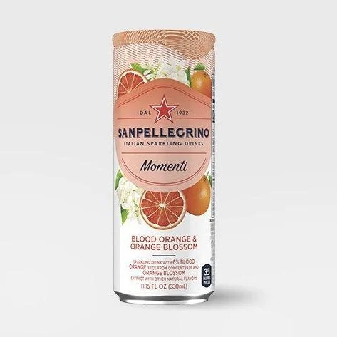 Sanpellegrino Momenti Blood Orange & Orange Blossom, 6 - 11.15 FL OZ