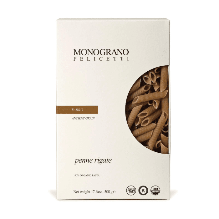 Monograno Felicetti Farro Penne Rigate Pasta, 17.6 oz