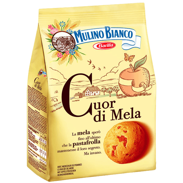 Mulino Bianco Cuor di Mela Apple Cookies, 8.8 oz