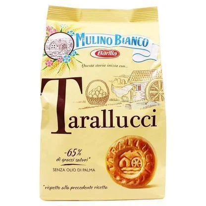 [Best Before: 07/14/2026] Mulino Bianco Tarallucci Cookies, 12.3 oz