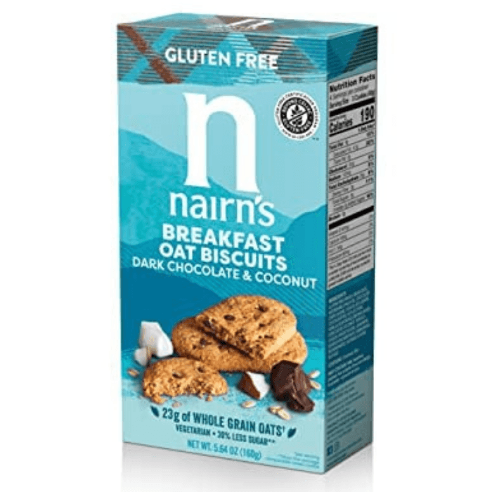 Nairn´s Gluten Free Chocolate & Coconut Breakfast Biscuits, 5.6 oz