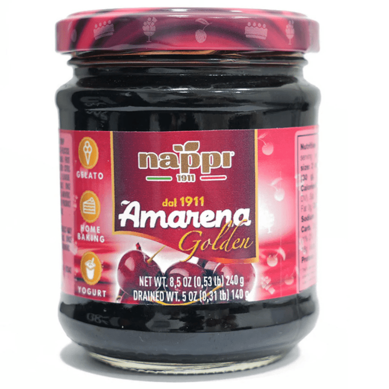 Nappi Amarena Cherries in Syrup, 8.5 oz
