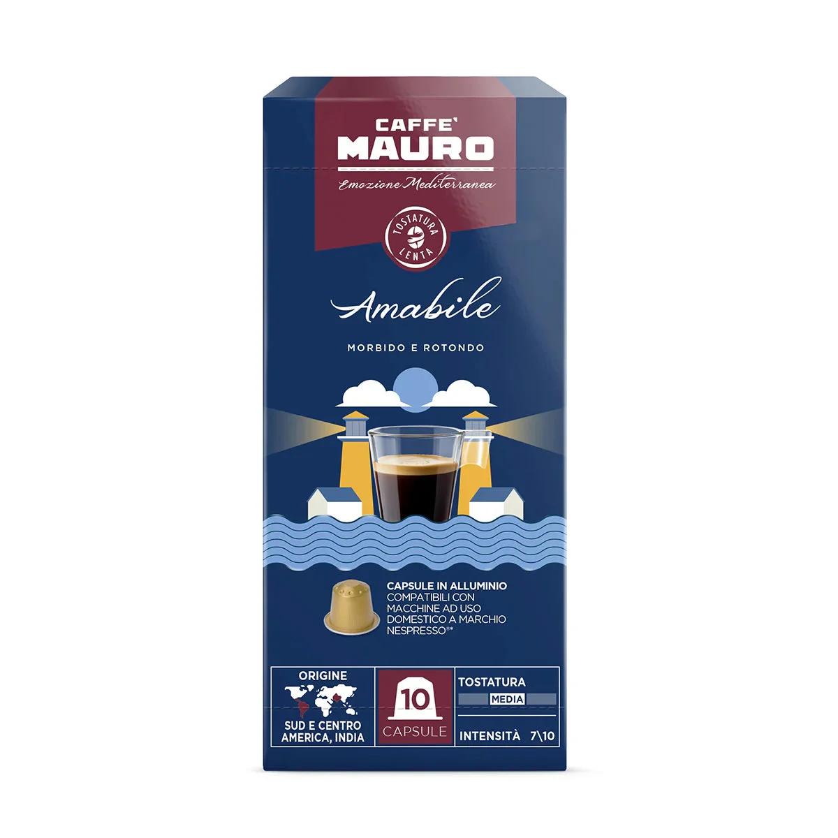 Mauro Caffè Amabile – Nespresso®-Compatible Capsules (10-Pack)
