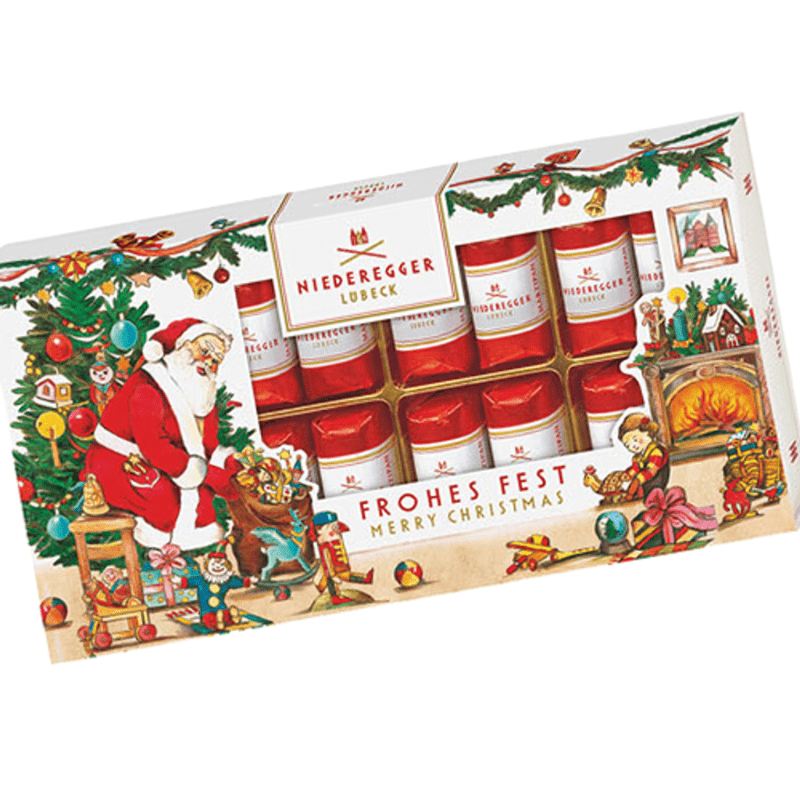 Niederegger Classic Marzipan Christmas Edition Gift Box, 7 oz