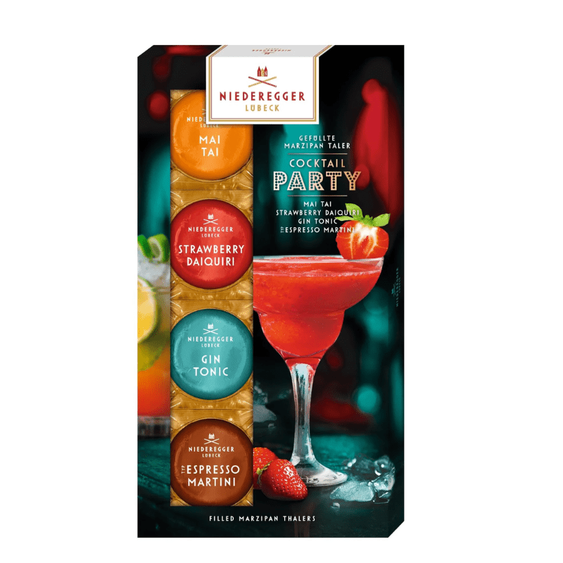 Niederegger Cocktail Assorted Chocolate Covered Marzipan, 3.95 oz