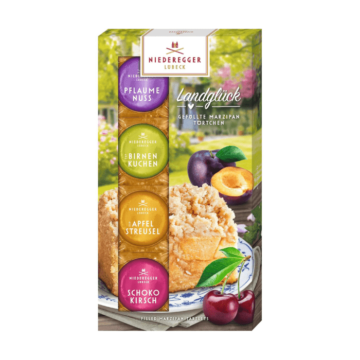Niederegger Marzipan Country Discs Gift Box, 3.5 oz