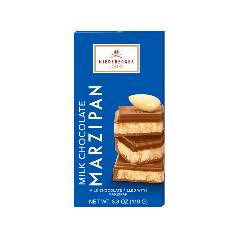 Niederegger Marzipan Covered with Milk Chocolate Bar, 3.88 oz