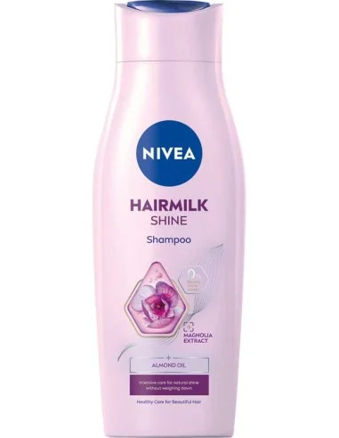 NIVEA – Hairmilk Shine Caring Shampoo With Magnolia Extract & Almond Oil 13.5 fl oz (400 mL) | Hair Care
