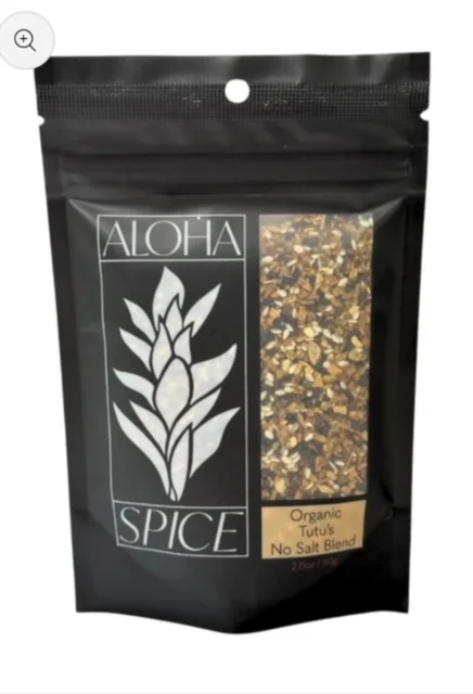 Aloha Spice Co Tutu’s Organic No Salt Seasoning