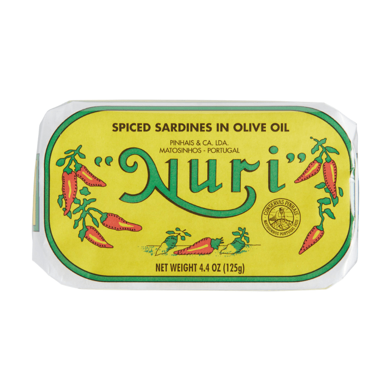 NURI Spiced Sardines in Olive Oil, 4.4 oz