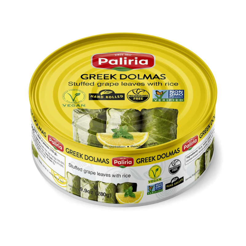 Palirria Dolmas Stuffed Grape Leaves, 10 oz