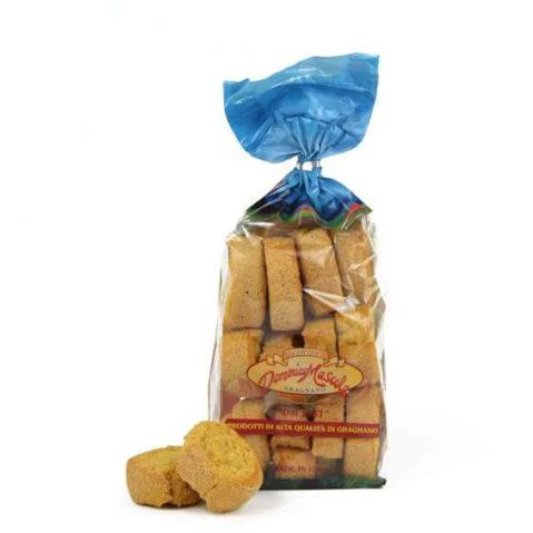 Mascolo Biscottificio Toasted Bread with Corn Flour, 14.1 oz | 400g