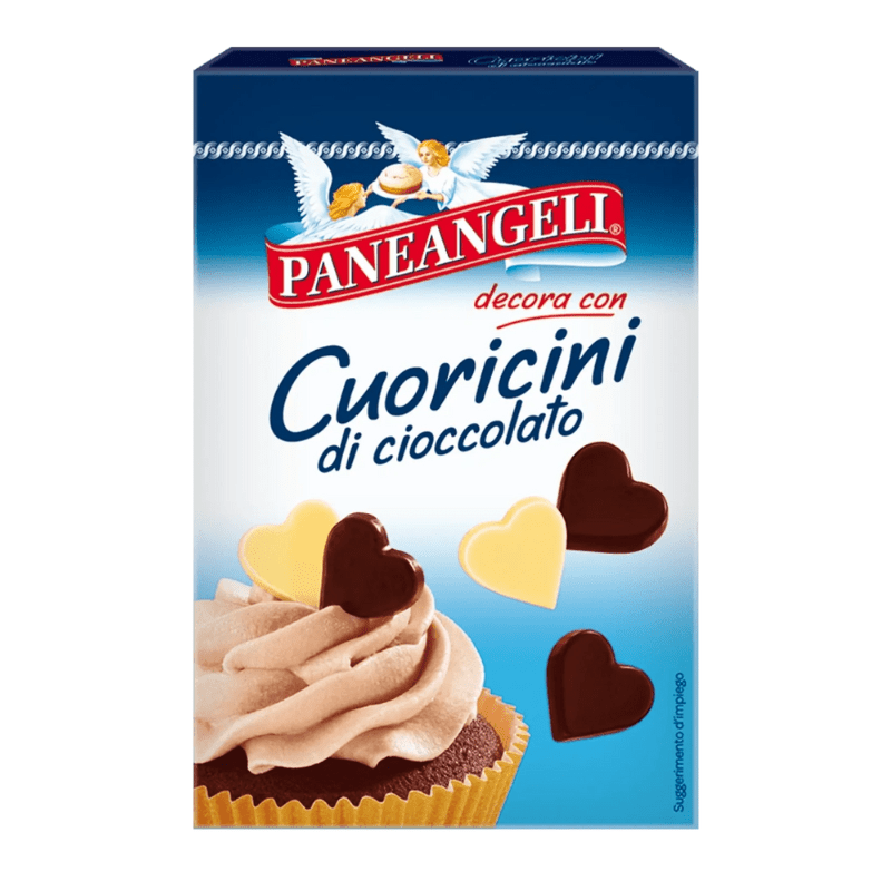 Paneangeli White and Dark Chocolate Hearts, 45 g