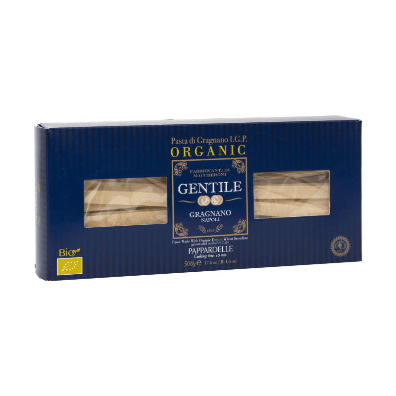 Pastificio Gentile Organic Pappardelle Pasta di Gragnano, 1.1 lbs