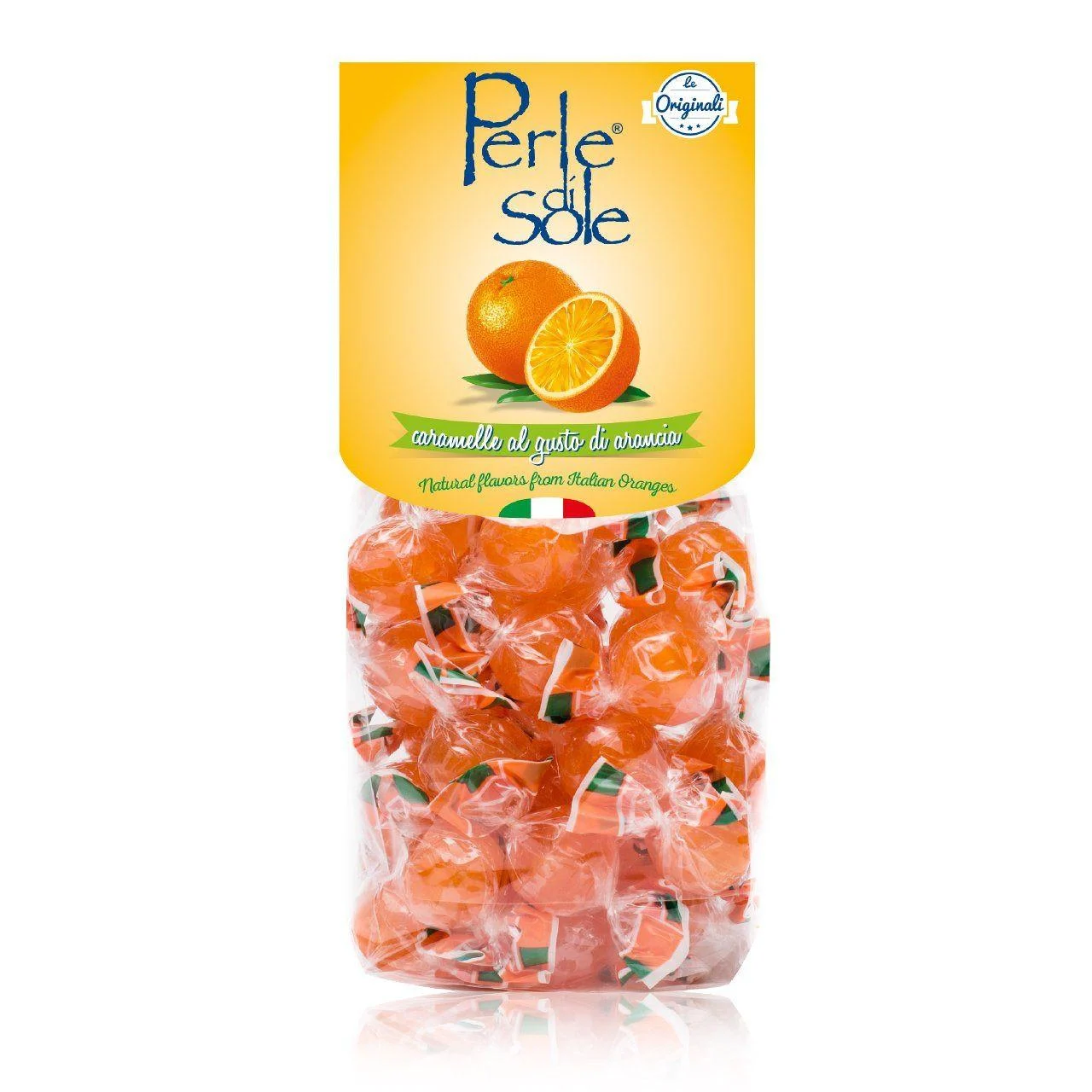 Perle di Sole Amalfi Orange Drops Hard Candies, 7 oz