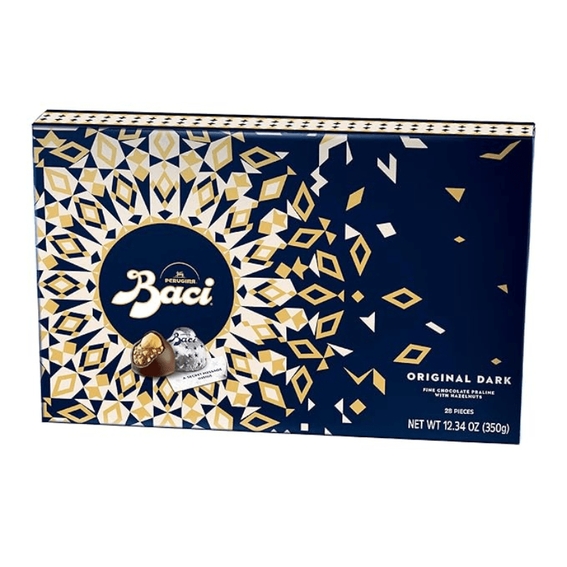 [Best Before: 07/31/2026] Perugina Baci Classic Dark Chocolate Hazelnut 28 pieces, 12.8 oz