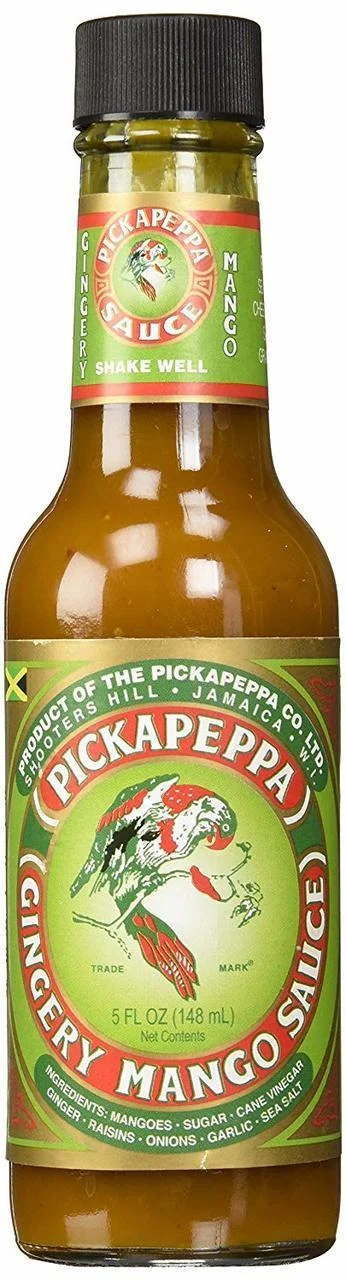 [Best Before: 07/24/2026] Pickapeppa Gingery Mango Sauce, 5 oz.