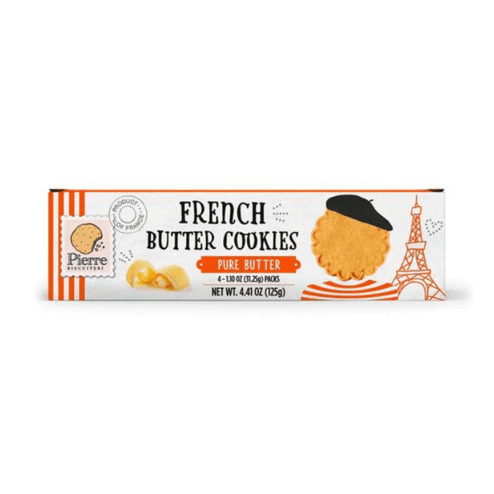 Pierre Biscuiterie French Pure Butter Cookies, 4.4 oz