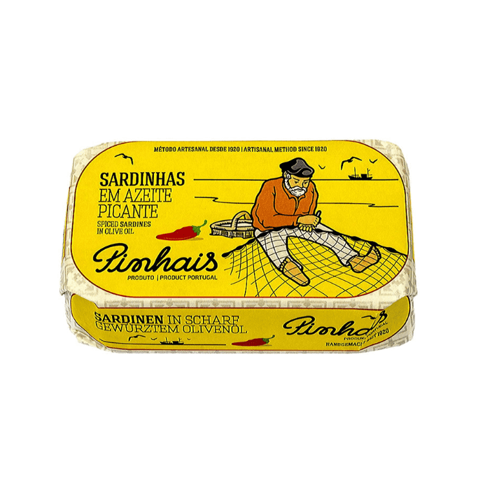 Pinhais Spiced Canned Sardines in Olive Oil, 4.4 oz