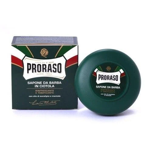 Proraso Shave Soap in a Bowl, Refreshing and Toning, 150 ml