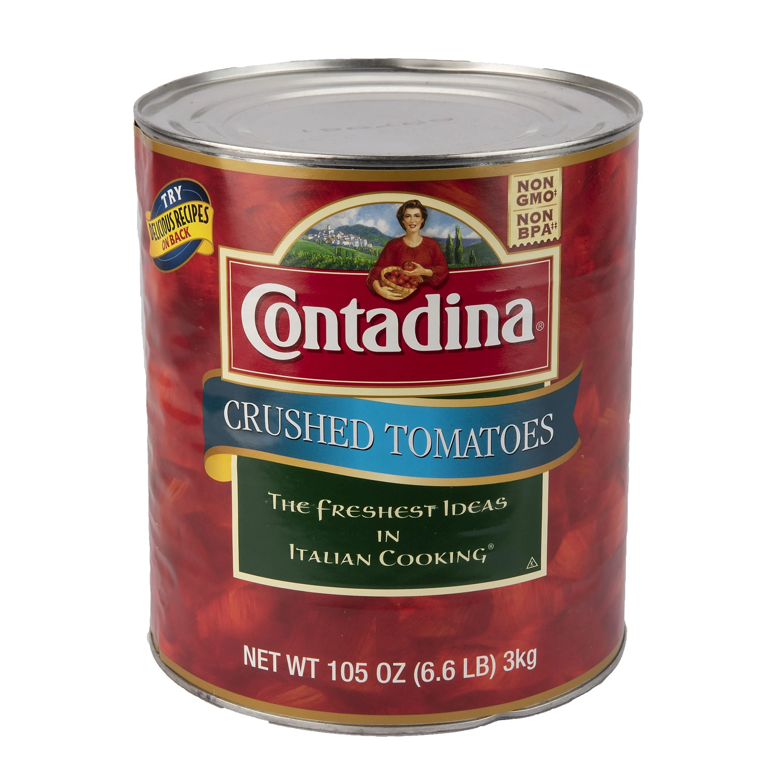 Contadina Crushed Tomatoes In Tomato Puree Can 6.56 Pound Each - 6 Per Case.