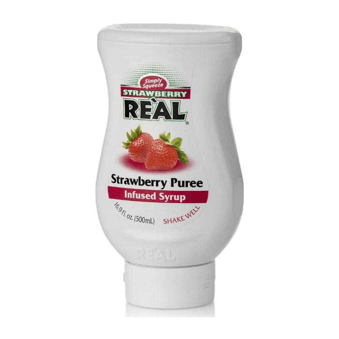 Reàl Strawberry Puree Infused Syrup, 16.9 oz