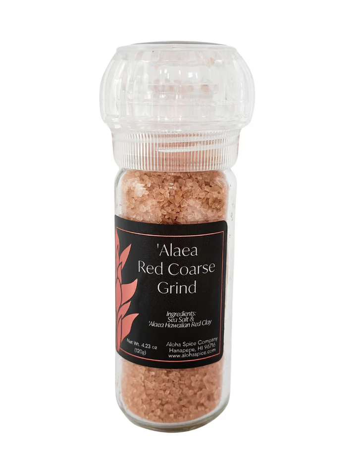 Aloha Spice Alaea Red Coarse Refillable Grinder