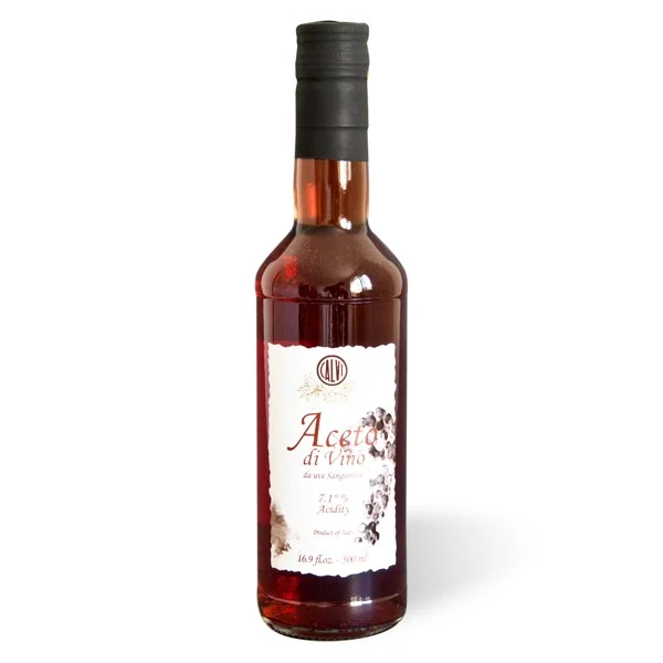 Calvi Red Wine Vinegar, 16.9 fl oz | 500 ml
