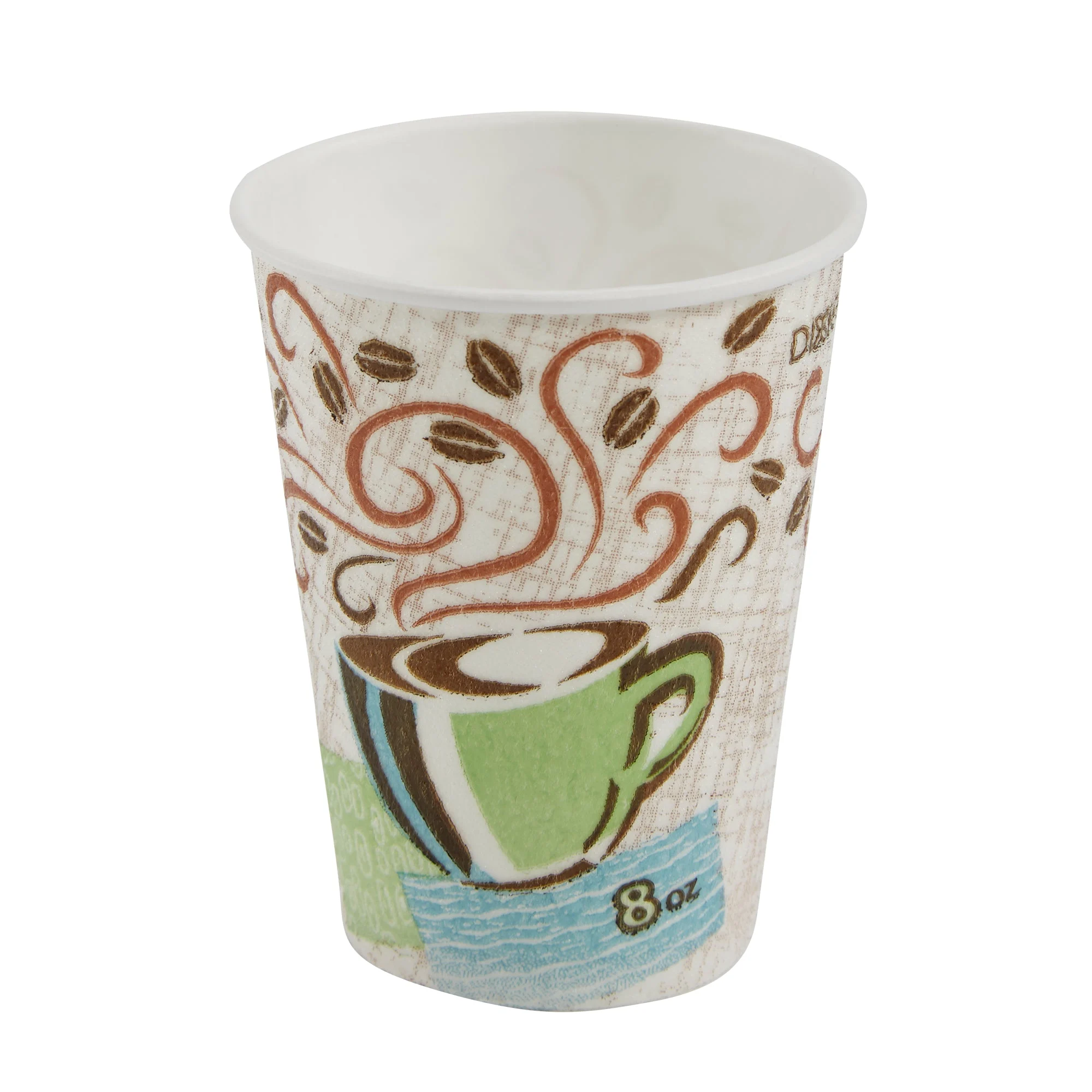 Dixie(R) Perfectouch(R) 8Oz Insulated Paper Hot Cups By Gp Pro Fit Small Lids Coffee Haze 1000 Co