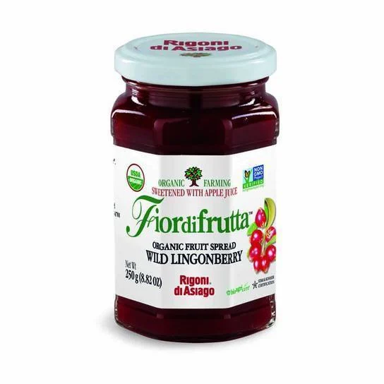 [Best Before: 07/03/2026] Rigoni di Asiago Wild Lingonberry Fruit Spread - 8.8 oz