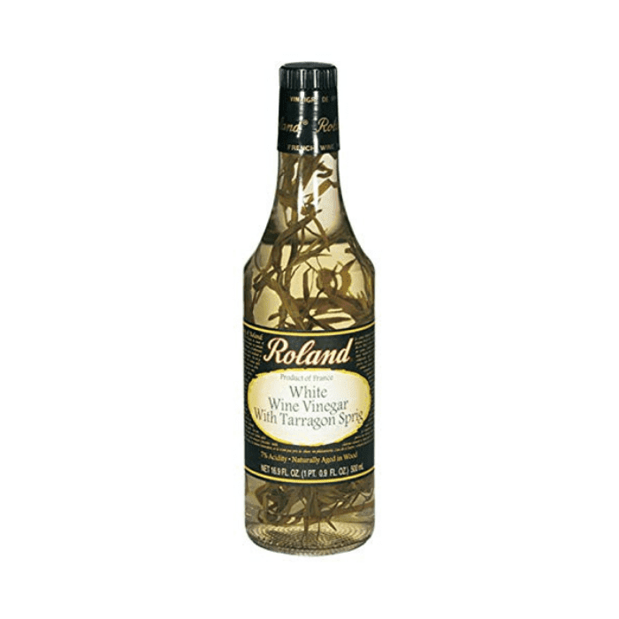 Roland White Wine Vinegar with Tarragon Sprig, 16.9 oz