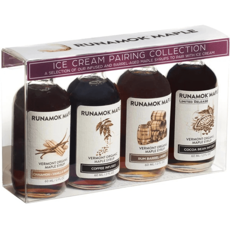 Runamok Maple Organic Ice Cream Maple Syrup Pairing Collections