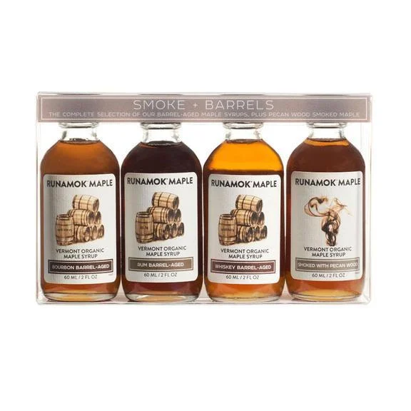Runamok Maple Smoke and Barrels Organic Maple Syrup Pairing Collection