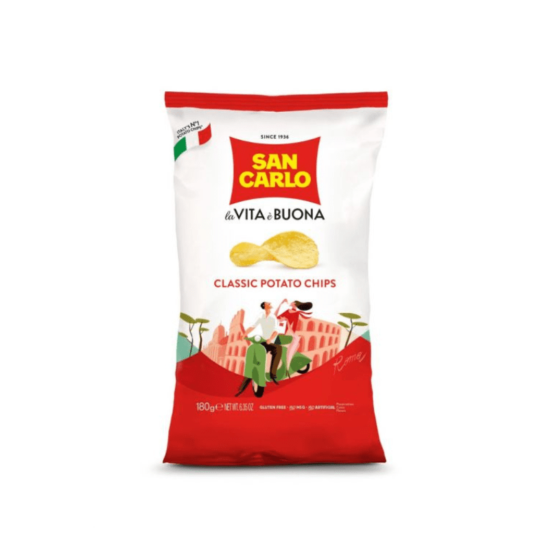 San Carlo Classic Italian Potato Chips, 6.35 oz