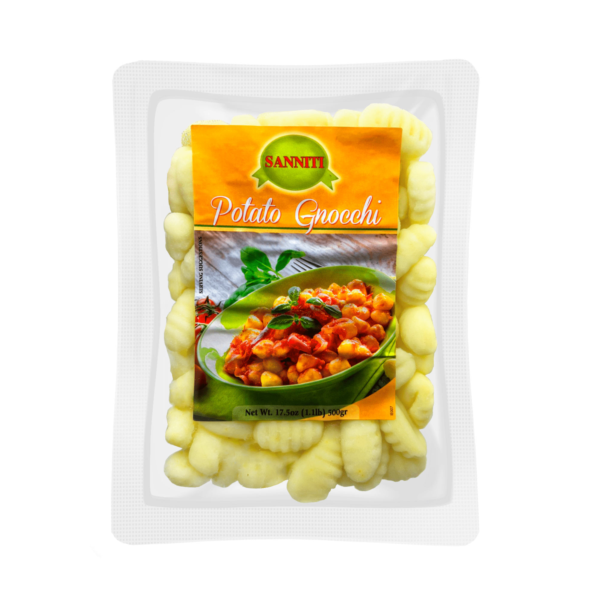 Sanniti 80% Potato Gnocchi, 1.1 lb.