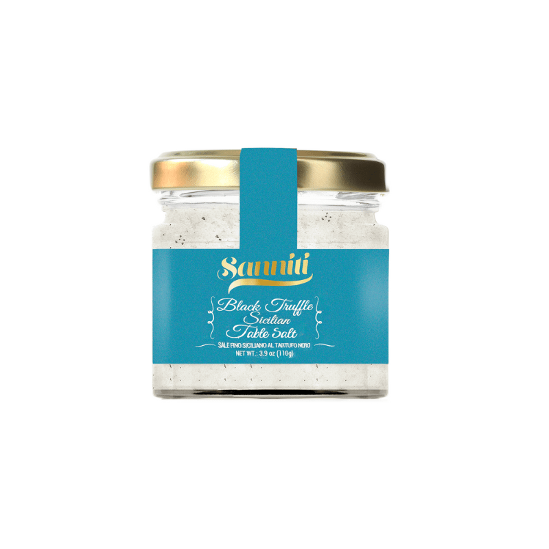 Sanniti Black Truffle Sicilian Table Salt, 3.9 oz