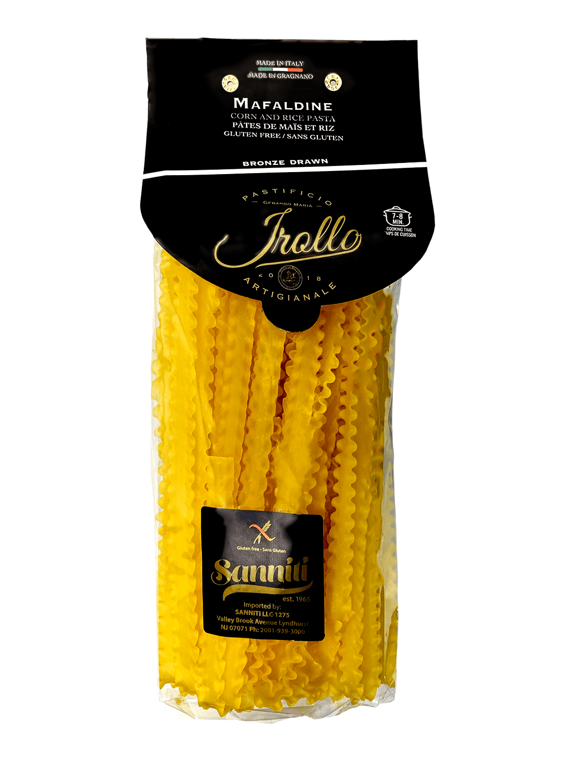 Sanniti by Irollo Gluten Free Mafaldine, 17.6 oz