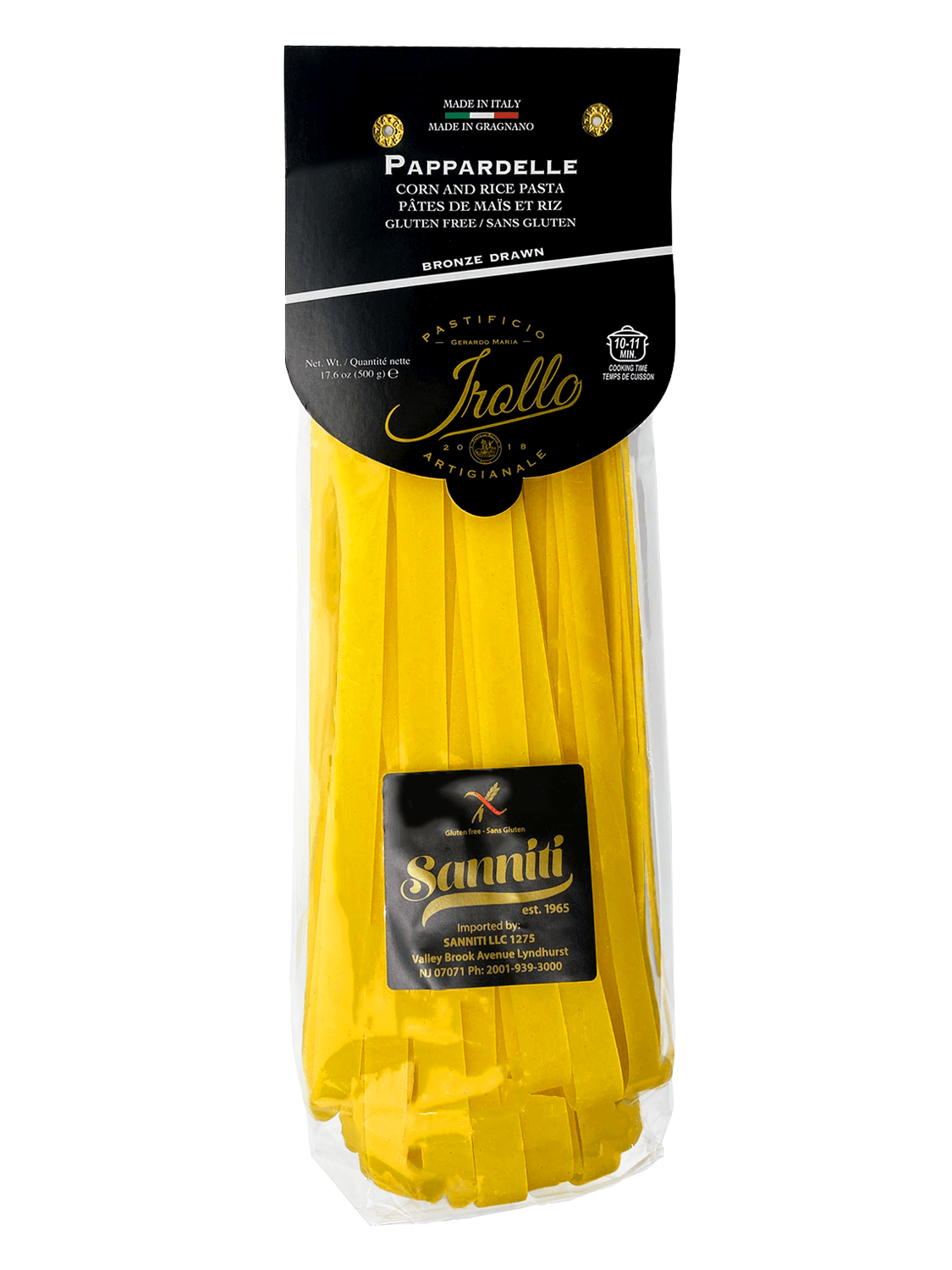 Sanniti by Irollo Gluten Free Pappardelle, 17.6 oz