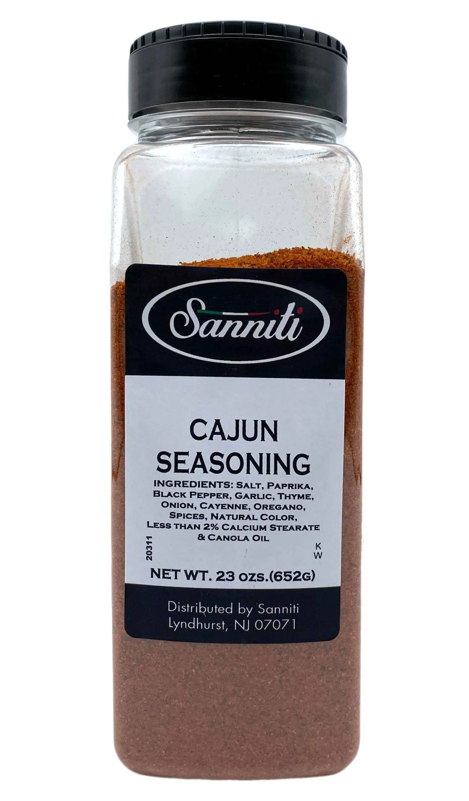 Sanniti Cajun Seasoning, 23 oz (652 g)