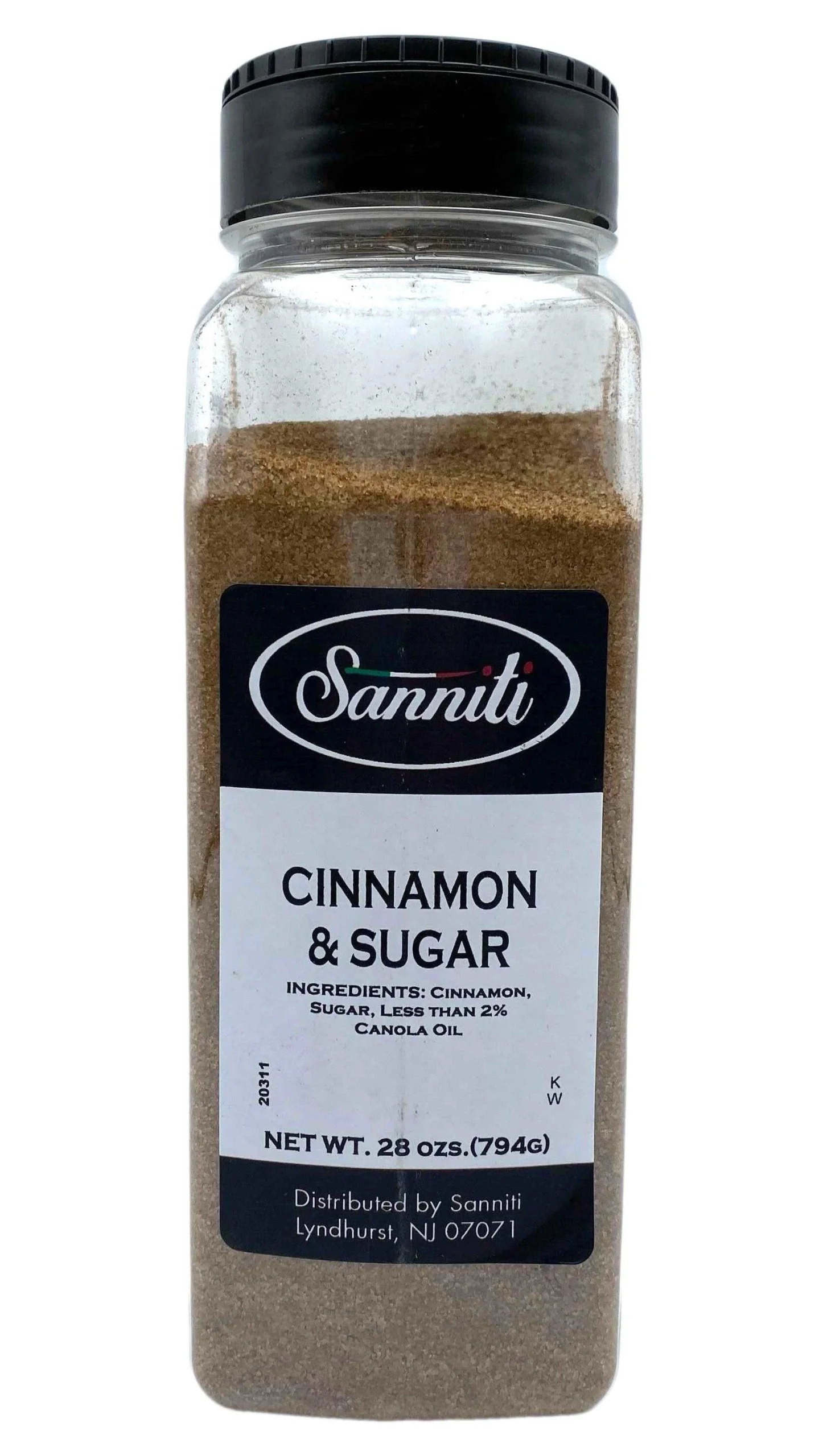 Sanniti Cinnamon and Sugar, 28 oz (794 g)