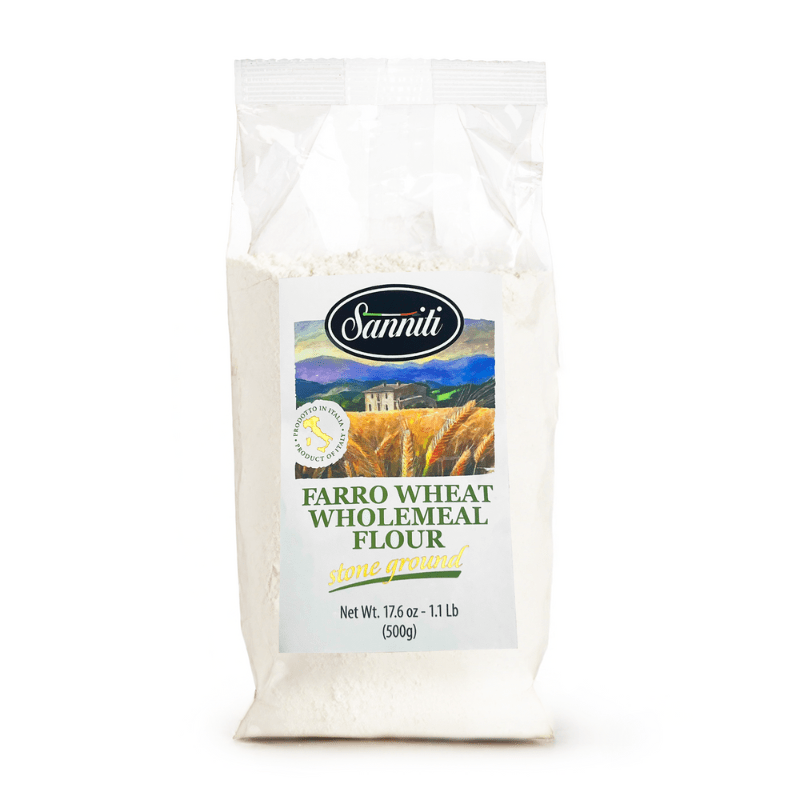 Sanniti Farro Wheat Wholemeal Flour Stone Ground, 17.6 oz