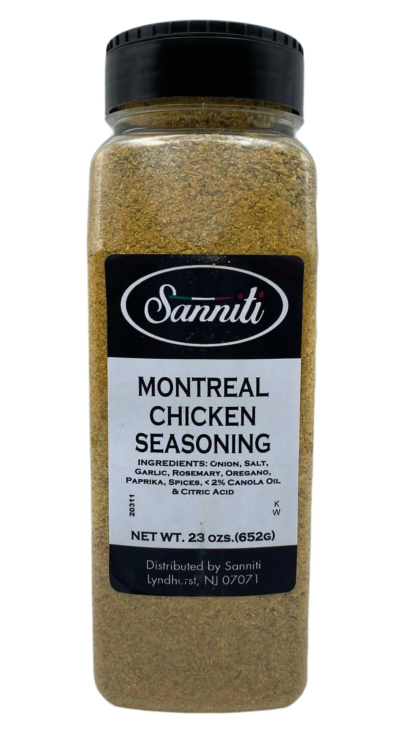 Sanniti Montreal Chicken Seasoning, 23 oz (652 g)