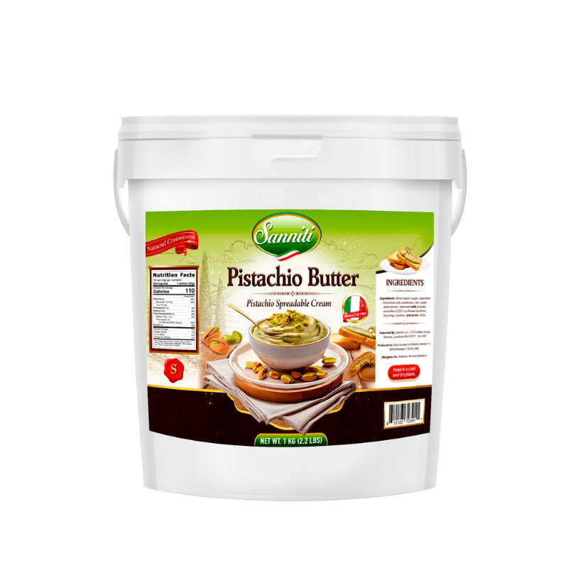 Sanniti Pistachio Butter Bucket, 1 Kg