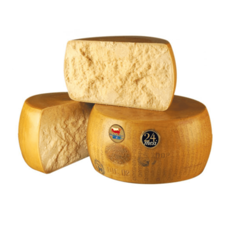 Sanniti Red Cow Parmigiano Reggiano DOP Aged 24 Months, 82 Lbs