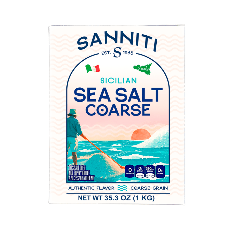 Sanniti Sicilian Coarse Sea Salt, 2.2 Lb