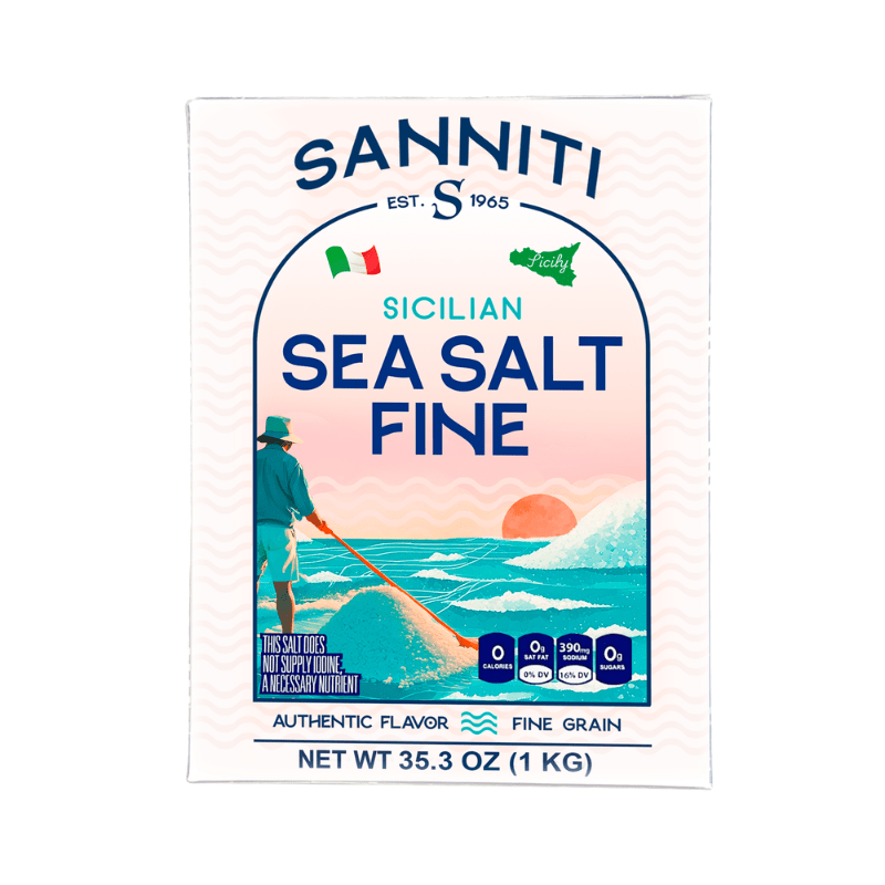 Sanniti Sicilian Fine Sea Salt, 2.2 Lb