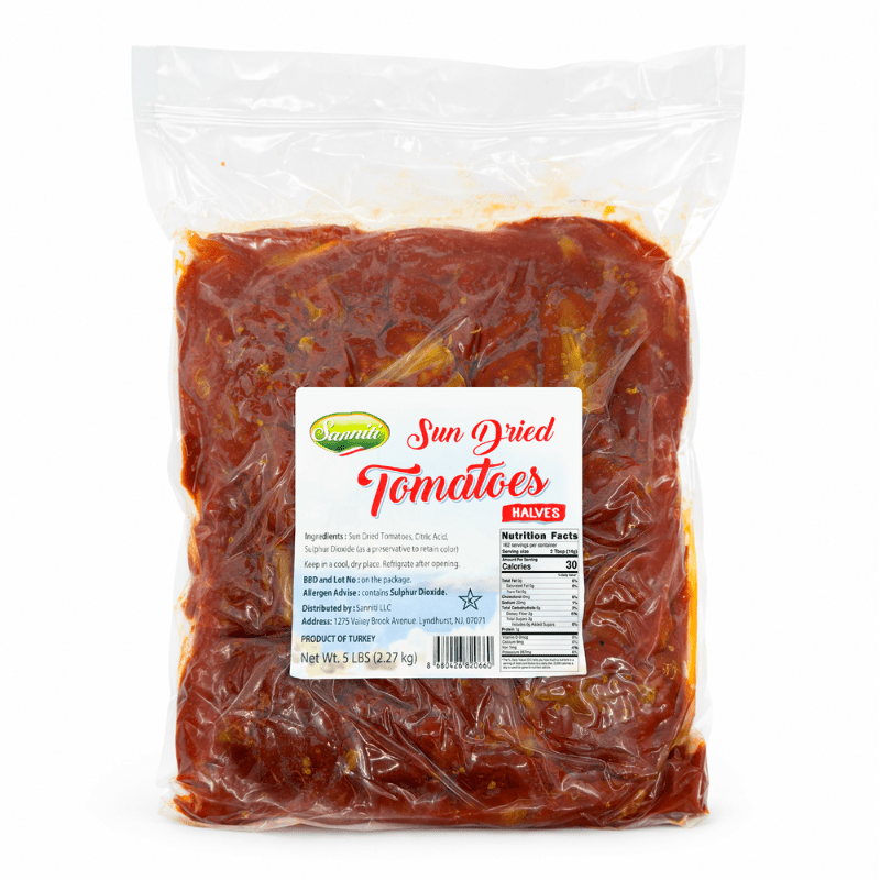Sanniti Sun-Dried Tomato Halves, 5 Lbs